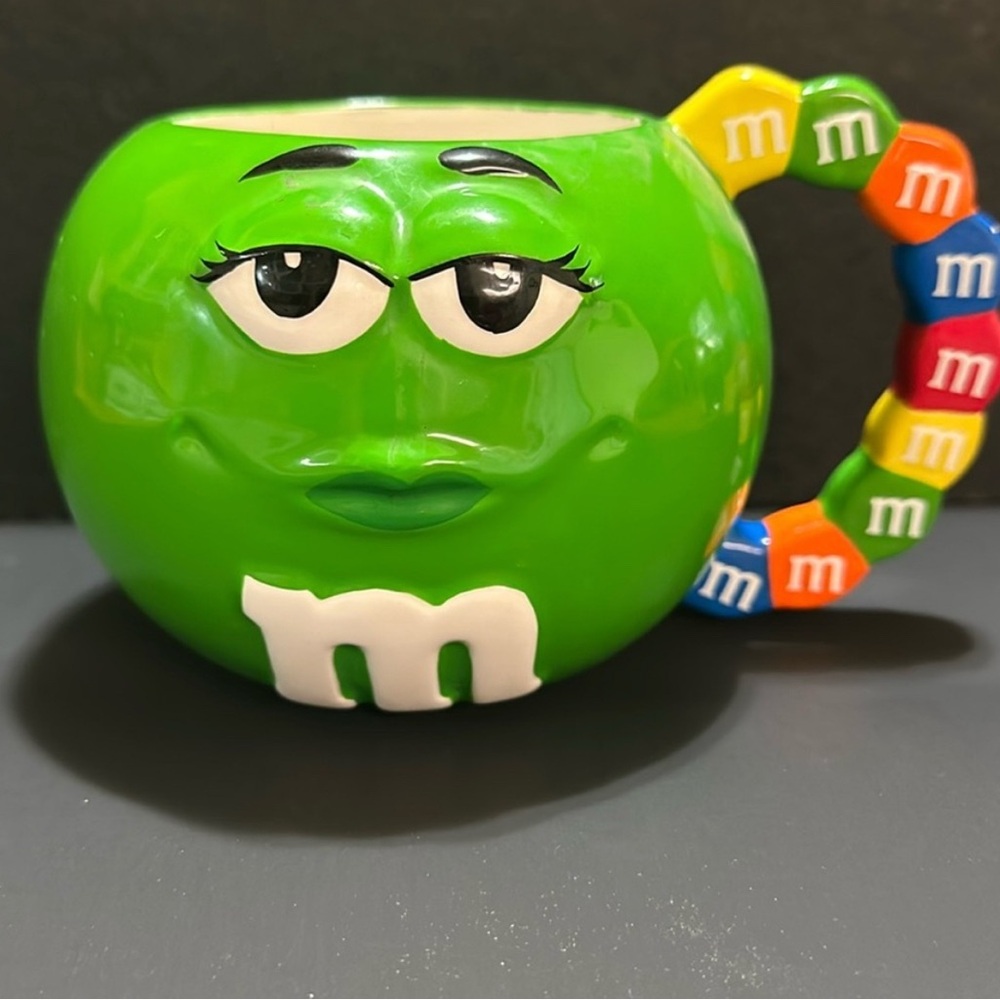 Galerie Green M&M Mars Oversized Ceramic Coffee Mug